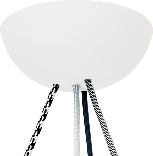 CableCup 'Quattro' Siliconen plafondkap - 4 snoeren  - Ø158mm | Wit