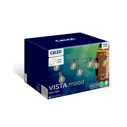 Calex Calex Lichtsnoer voor buiten | 45 meter (75 lampjes)