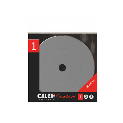 Calex Calex Plafondkap - 1 snoer | Nikkel