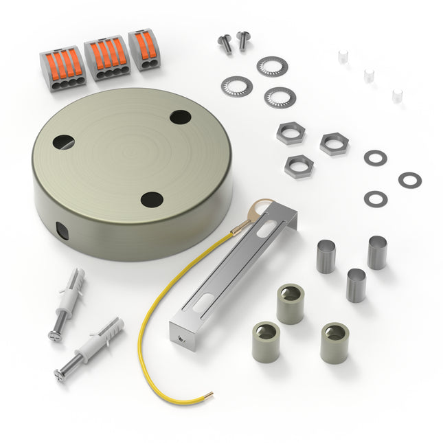 Calex Calex Plafondkap - 3 snoeren | Brons