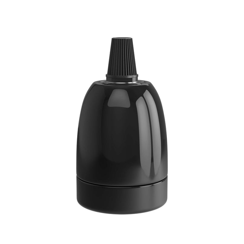 Calex Fitting Keramiek / Porselein - E27 | Zwart