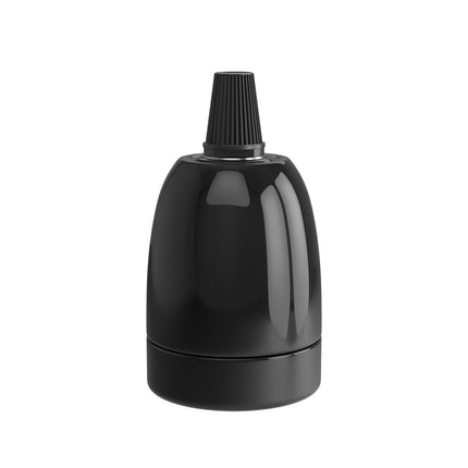 Calex Fitting Keramiek / Porselein - E27 | Zwart