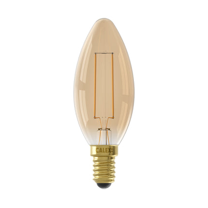 Calex LED Kaarslamp - 3,5 W - 250 Lumen - E14 | Goud