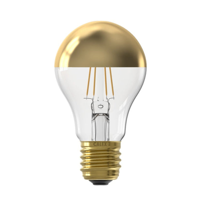Calex LED lamp - A60 / Peer - E27 | Kopspiegel Goud