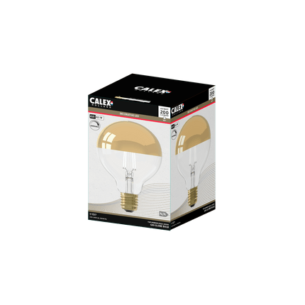 Calex LED lamp - Globe G95 - E27 | Kopspiegel Goud