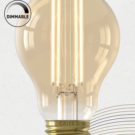 Calex LED lamp goud A60 Peer E27 (CRI80) - 7,5W
