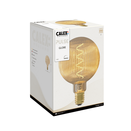 Calex LED lamp Pulse Series - Ø125mm - E27 | Nantes Amber