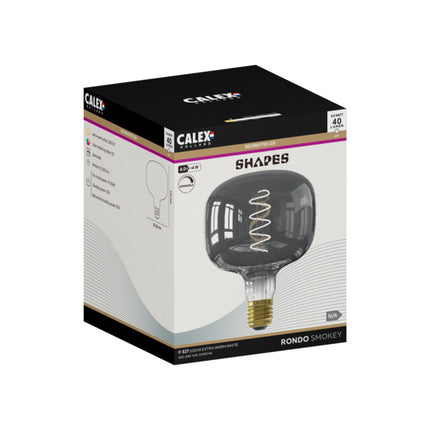 Calex LED lamp Rondo Series - Ø118mm -  E27 | Smokey