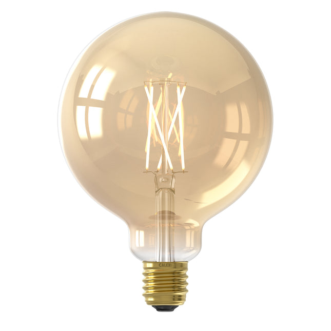 Calex SMART LED lamp - G125 Globe - E27/7W | Goud