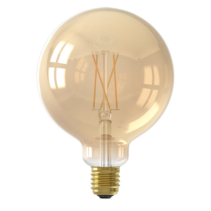 Calex SMART LED lamp - G125 Globe - E27/7W | Goud