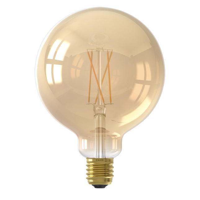 Calex SMART LED lamp - G125 Globe - E27/7W | Goud