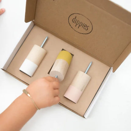 Dippies Dippies Wandhaken | set van 3 kleuren