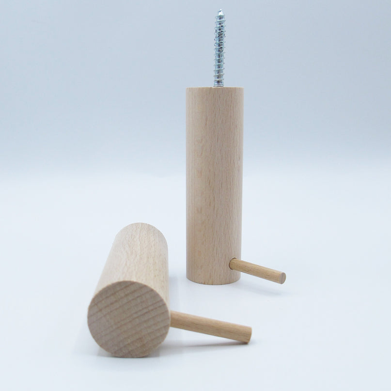 Dippies Dippiestick Wandhaak (10 cm) | Blank / Naturel (zonder dip)