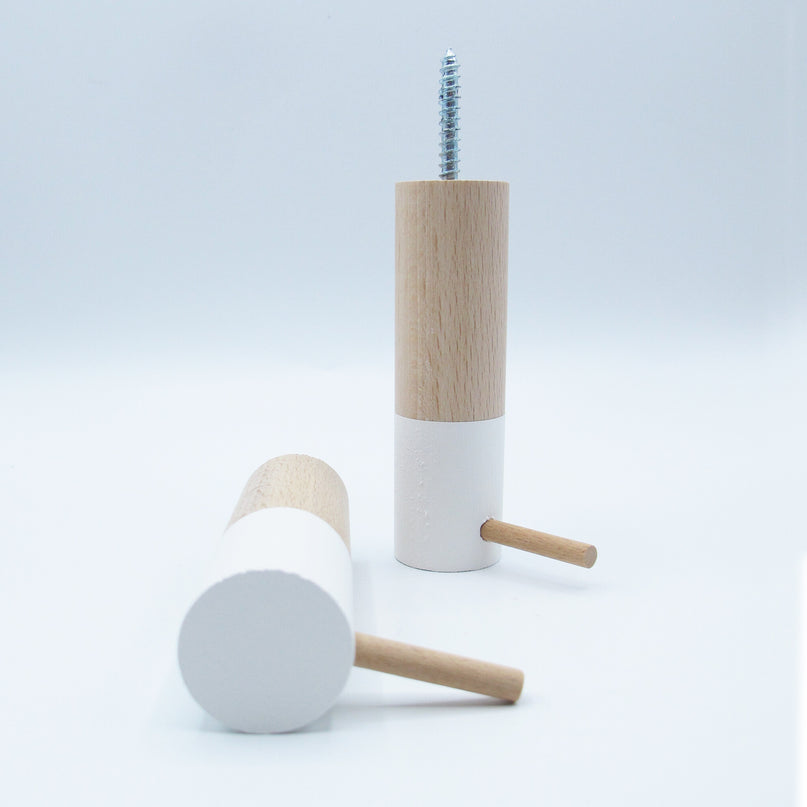 Dippies Dippiestick Wandhaak (10 cm) | Wonderful White