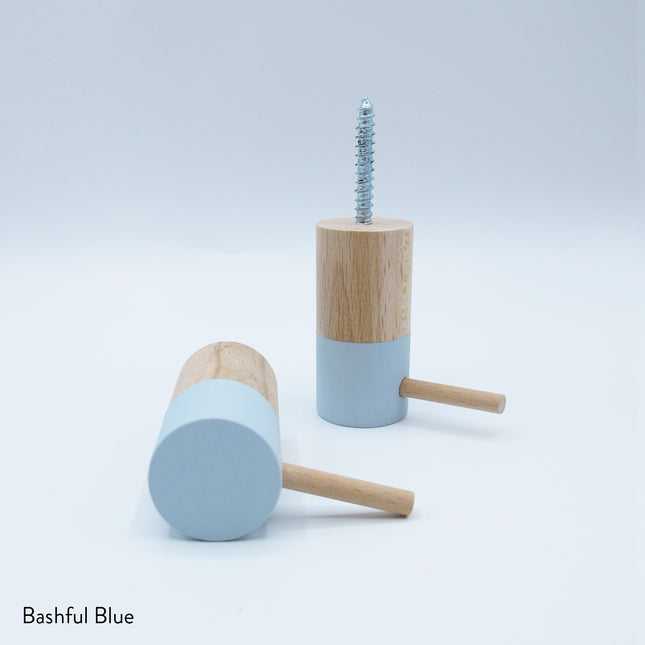 Dippies Dippiestickie Wandhaak (6 cm) | Bashful Blue