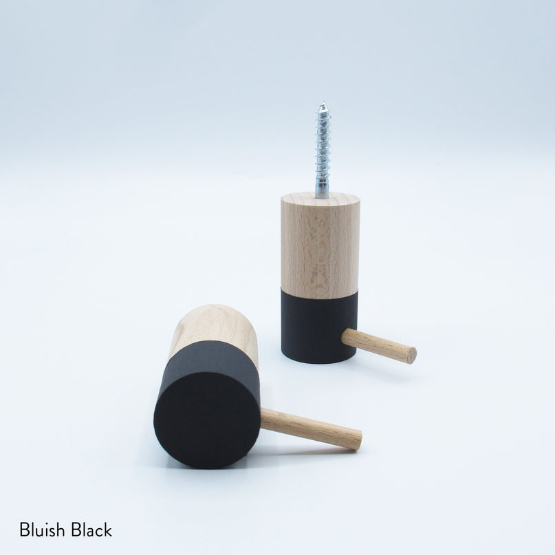 Dippies Dippiestickie Wandhaak (6 cm) | Bluish Black