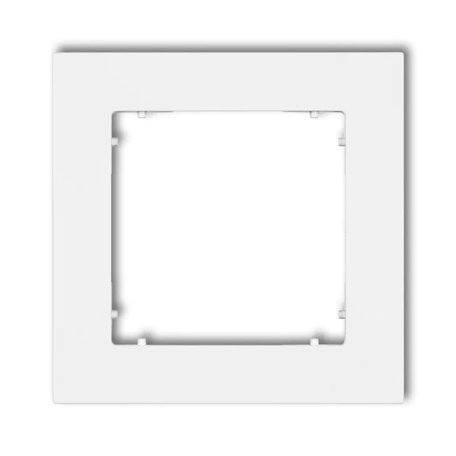 Kynda Light 1-Voudig Afdekraam Vierkant | Mat Wit