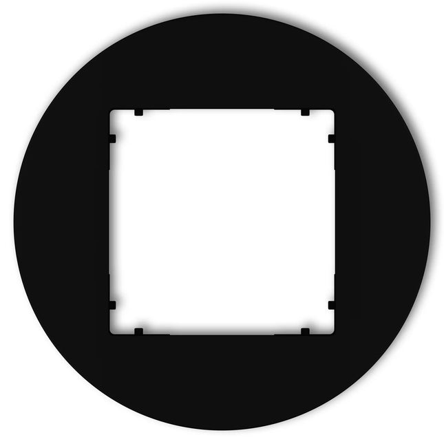 Kynda Light 1-Voudig Rond Afdekraam | Mat Zwart