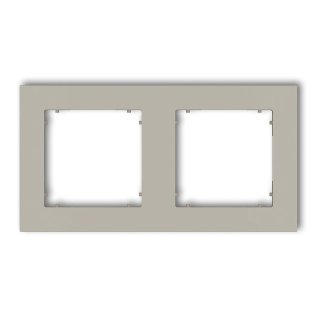 Kynda Light 2-Voudig Afdekraam Vierkant | Taupe