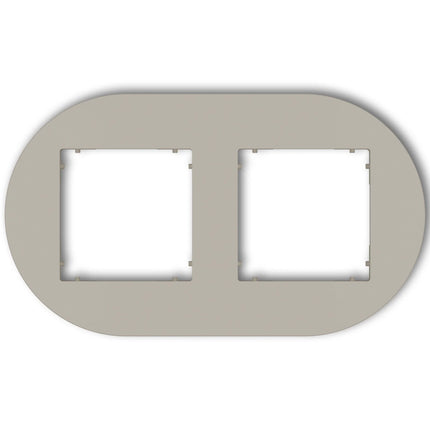 Kynda Light 2-Voudig Rond Afdekraam | Taupe