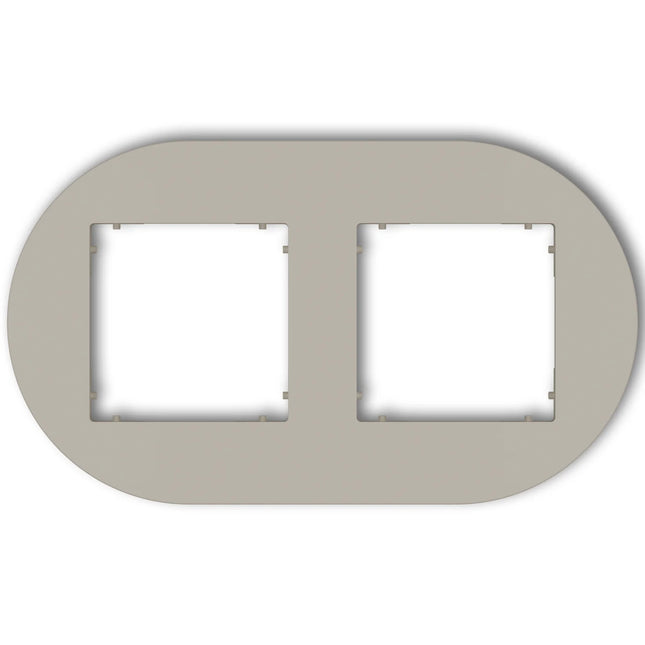 Kynda Light 2-Voudig Rond Afdekraam | Taupe