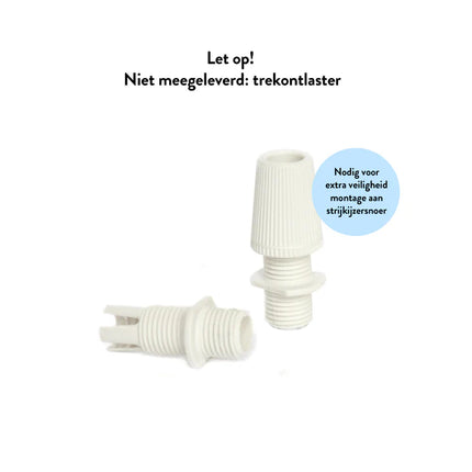Kynda Light Binnenfitting thermoplastic met klemaansluiting Wit - E27