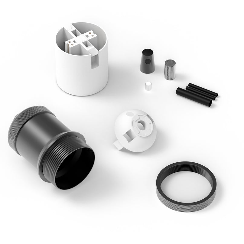 Kynda Light Calex Fitting Metaal - 'Model Peak' | Zwart