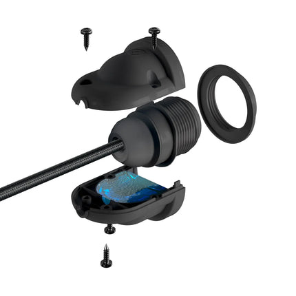 Kynda Light EIVA OUTDOOR - Heraansluitbare fittingset | Zwart