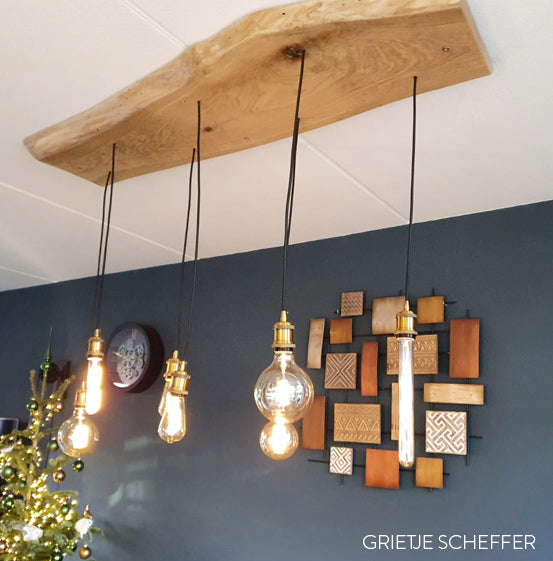 Kynda Light Fitting 'Bernt' metaal Goud Brons