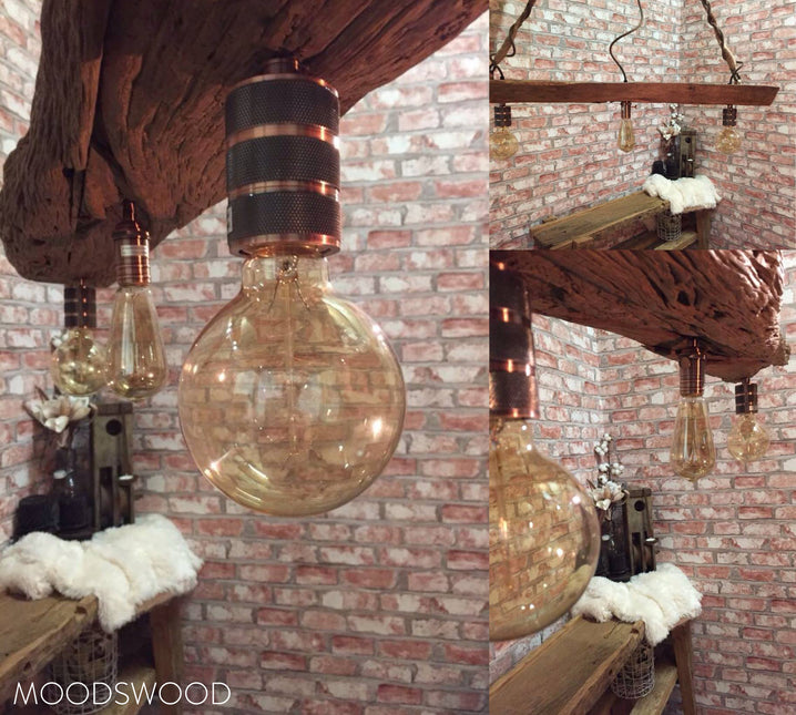 Kynda Light Fitting 'Hallvor' metaal Koper