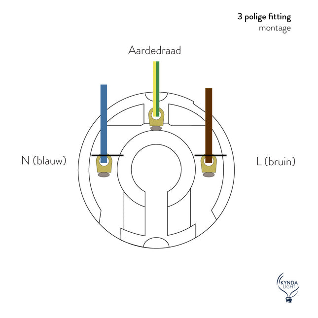Kynda Light Fitting 'Olan' metaal Antiek Brons