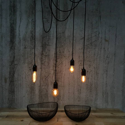 Kynda Light Fitting 'Soren' metaal | Zwart (mat)