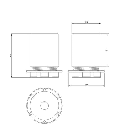 Kynda Light Fitting voor lampenkap (E27) met verborgen kabelklem | Brons (geborsteld)