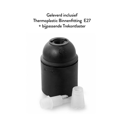 Kynda Light Fitting 'Woody' cilinder Hout