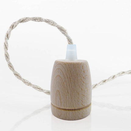 Kynda Light Fitting 'Woody' classic Hout