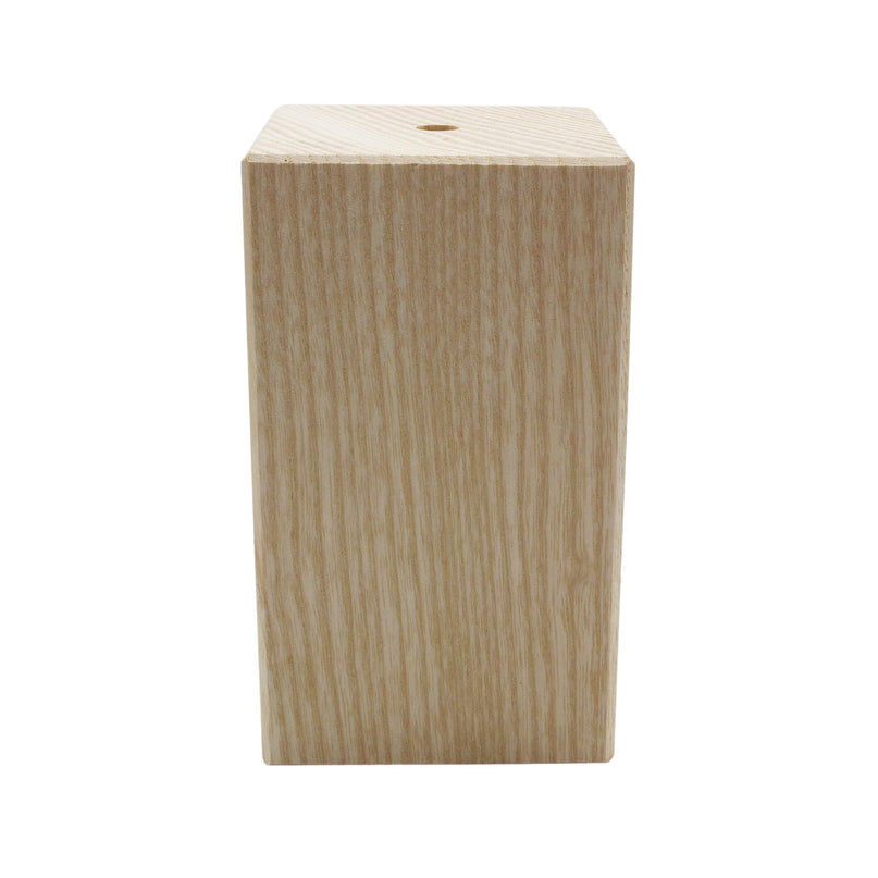 Kynda Light Fitting 'Woody' vierkant hoog Hout
