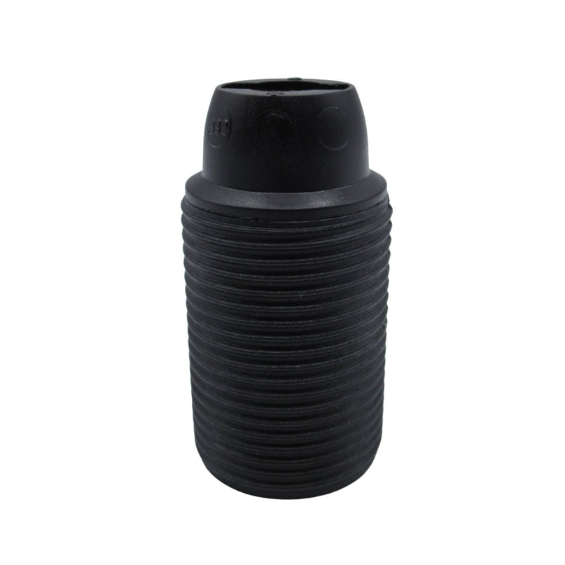 Kynda Light Kunststof E14 fitting met buitendraad | Zwart
