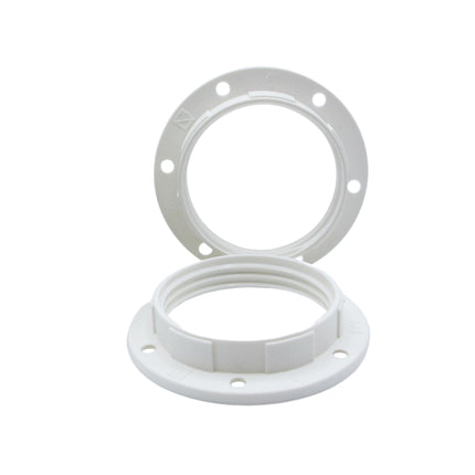 Kynda Light Kunststof schroefring E27 - ⌀57mm | Wit