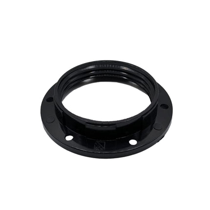 Kynda Light Kunststof schroefring E27 - Bakeliet look -  ⌀58mm | Zwart