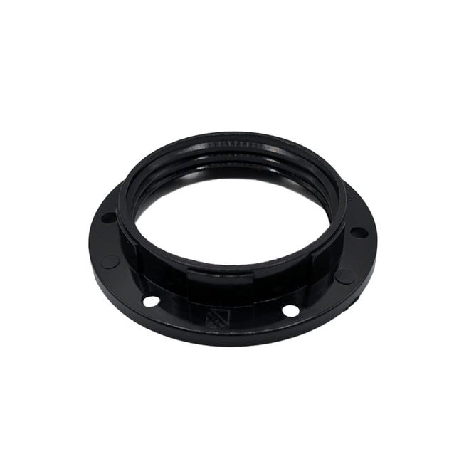 Kynda Light Kunststof schroefring E27 - Bakeliet look -  ⌀58mm | Zwart