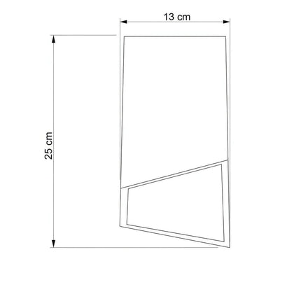 Kynda Light Lampenkap Beton 'Prisma' | Donkergrijs