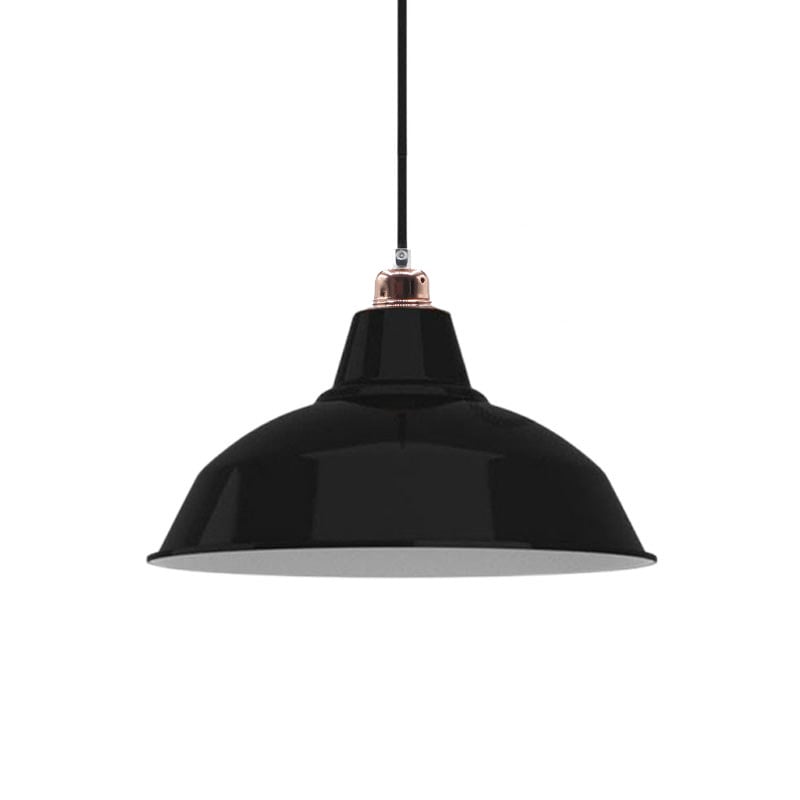 Lampenschirme industriell 'Eris' Metall Schwarz