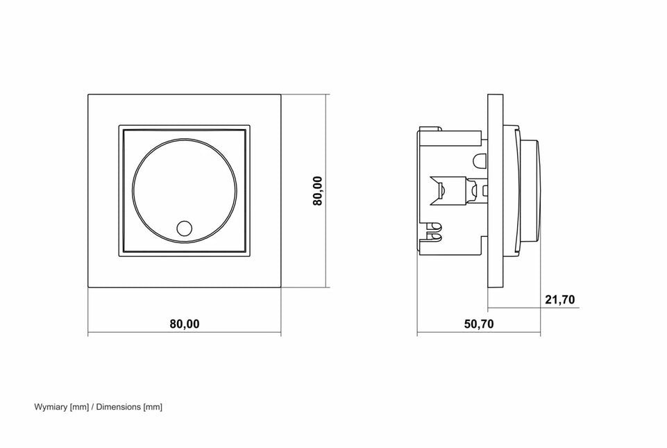 Kynda Light LED dimmer - Inbouw | Taupe