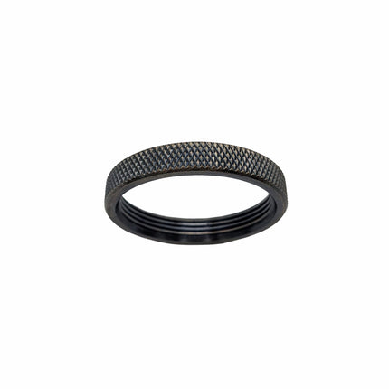 Kynda Light Metalen schroefring met gekartelde rand - E27 - ⌀50mm | Antiek Brons