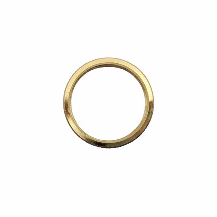 Kynda Light Metalen schroefring met gekartelde rand - E27 - ⌀50mm | Goud