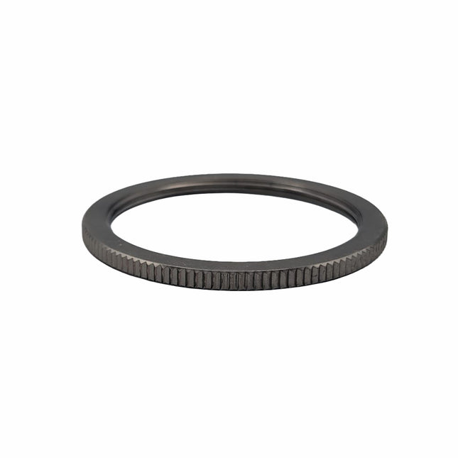 Kynda Light Metalen schroefring met gekartelde rand - E27 - ⌀50mm - hoogte 3mm | Messing