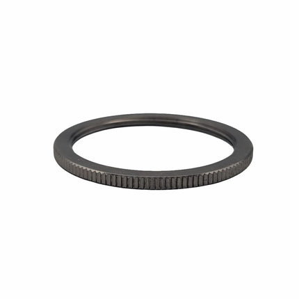 Kynda Light Metalen schroefring met gekartelde rand - E27 - ⌀50mm - hoogte 3mm | Messing