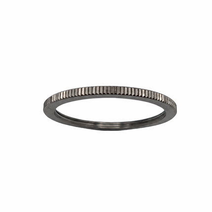 Kynda Light Metalen schroefring met gekartelde rand - E27 - ⌀50mm - hoogte 3mm | Messing
