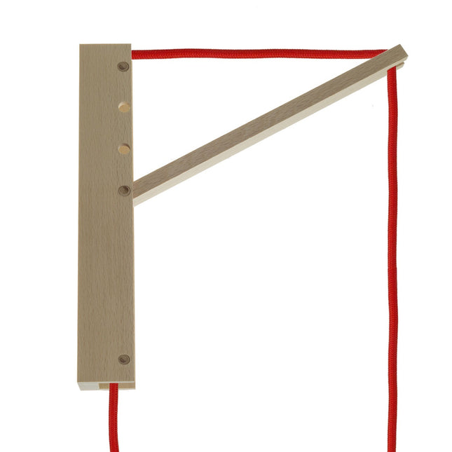 Kynda Light Pinocchio - Verstelbare houten Wandbeugel | Naturel