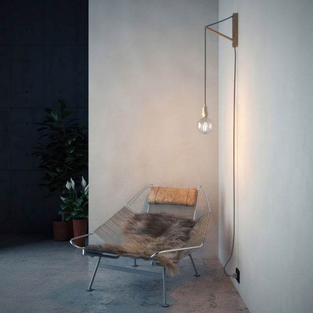 Kynda Light Pinocchio - Verstelbare houten Wandbeugel | Naturel